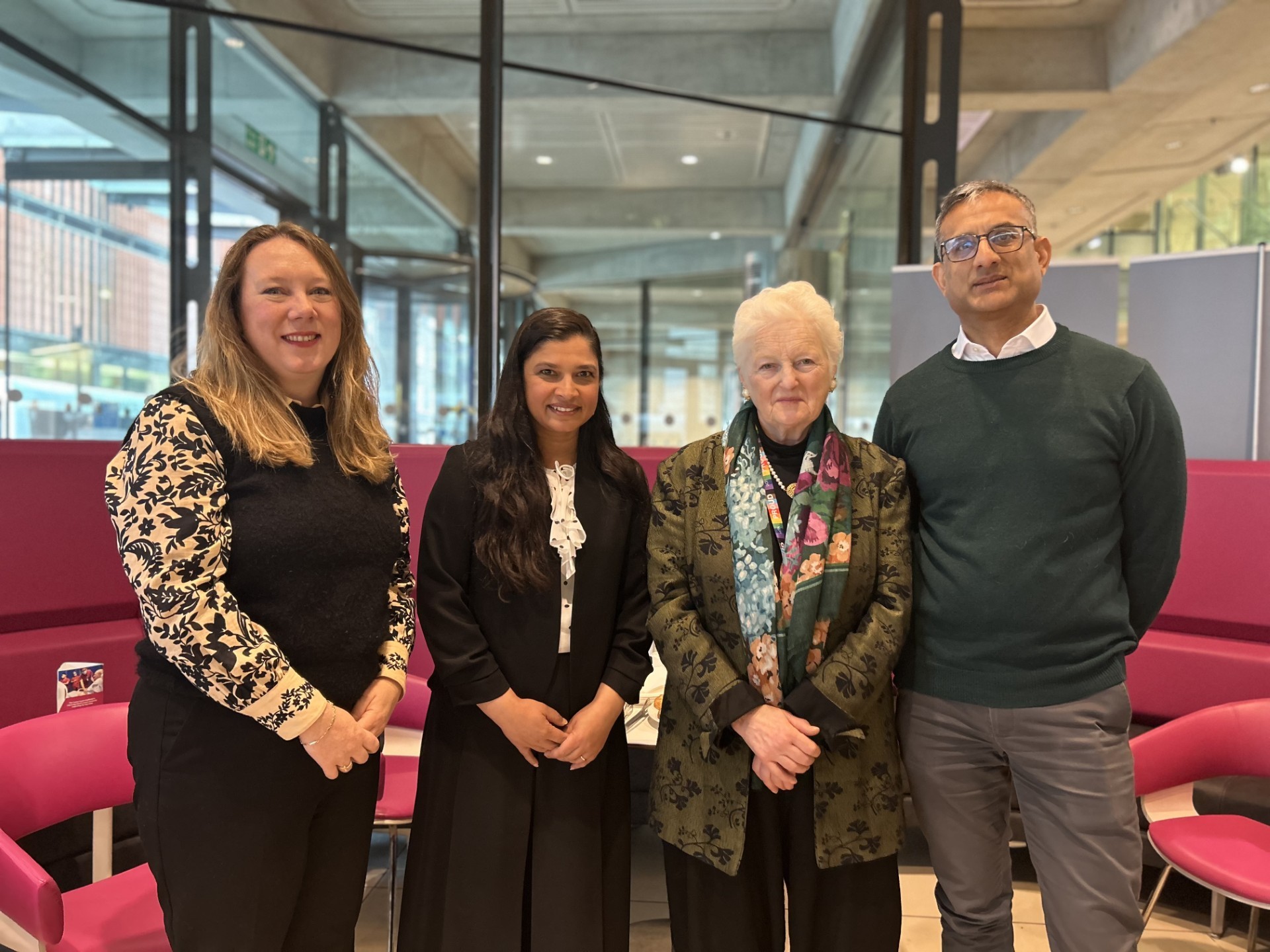 Kusuma Trust visit UCLH