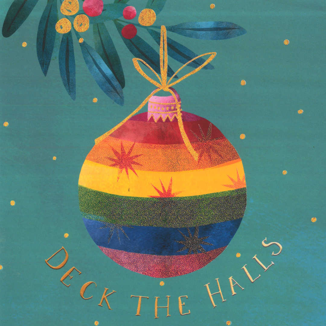 UCLH Charity Christmas card - Deck the halls