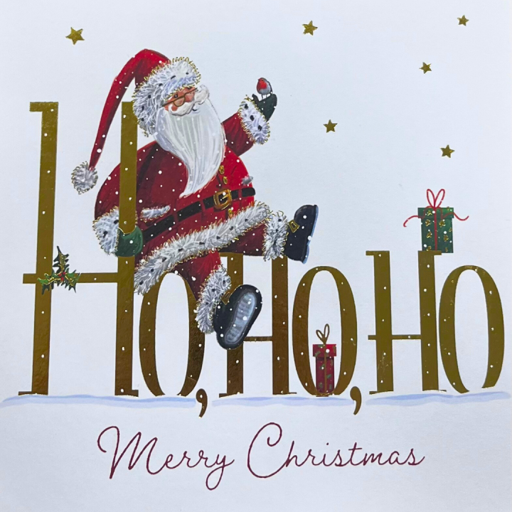 Primary image for UCLH Charity Christmas card - Ho Ho Ho Santa
